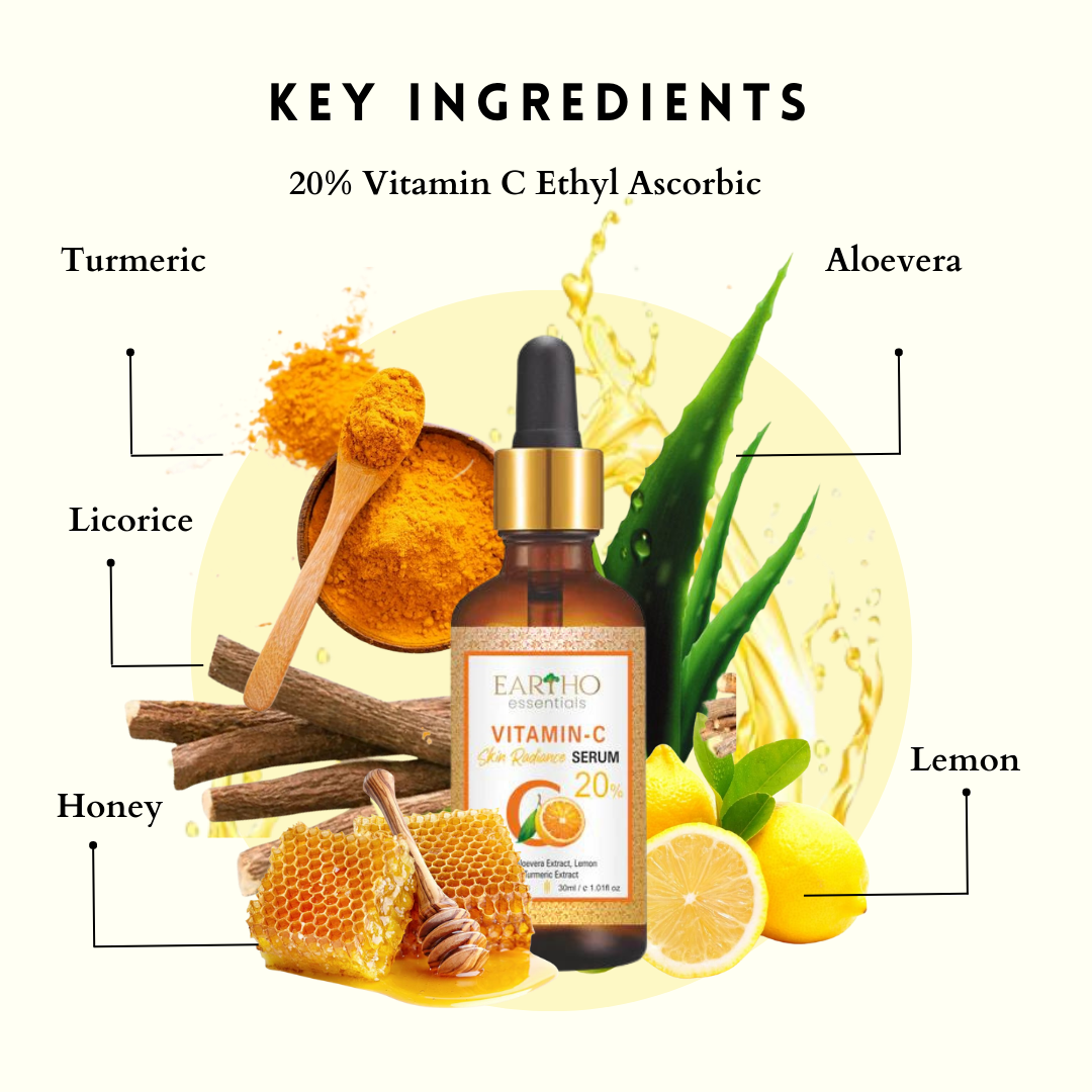 Vitamin C Skin Serum & Aloevera Rose Hydrating Gel